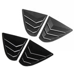 Rear Window Side Vent Shutter Louver Cover Trim For Mitsubishi Lancer EX X EVO 2008-2018