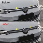 Car Front Bumper Grille Trim Grill Decoration Strip ABS Plastic Covers for VW Golf 8 MK8 2020-2023 Accessories