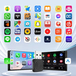 Mini Ultra Wireless USB Adapter for Car CarPlay Android Auto Stability and Convenience Plug and Play