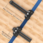 LinkMejor 160mm Thin Rip Jig Table Saw Jig Guide for Making Repetitive Narrow Thin Strip Cuts Woodworking Tools Fast Thin Rip Guide for Table Saw Band Saw Router Table Fits for 3/8" x 3/4" T Slot