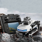 [USA Direct] Beast SG901 PRO & MAX GPS 5G WiFi FPV with 4.5inch LCD Screen Controller 720P HD Dual Camera Servo Gimbal 360° Obstacle Avoidance Brushless Foldable RC Drone Quadcopter RTF Two Batteries
