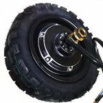 LinkMejor 60V 38.4Ah 2800W 11 inch Electric Scooter Hub Motor Front/Rear Drive Brushless Motor with Vacuum Off-Road Tires for LinkMejor TI30 Replacement