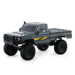 LinkMejor YK41011 1/10 2.4G 4WD LC79 RC Car Rock Crawler Two Speed Manual Differential Lock LCG Chassis Portal Axle LED Lights Monster Off-Road Climbing Truck Vehicles Models Hobbywing ESC Oil Shocks Toys