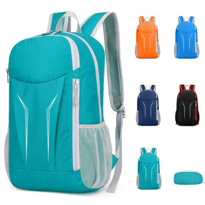 IPRee Outdoor Sport Lightweight Foldable Backpack Portable Day Pack Folding Mountaineering Bag Ultralight Cycling Rucksack Travel Knapsack Hiking