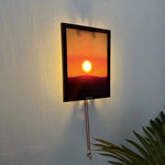 LinkMejor Creative Sunset Hand Pulled Night Light Wall Decoration