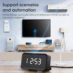 LinkMejor Type-C Plug In Zigbee3.0 Gateway Tuya Smart Hub Remote Control bluetooth Mesh Multi Mode Gateway Time Display Desk Wall Clock Voice Remote Control