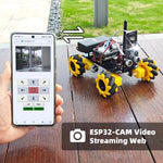 LinkMejor ESP32 Robot Car Kit For Arduinos Starter Kit Programmable Artificial Intelligence Automation Kits Consumer Electronics