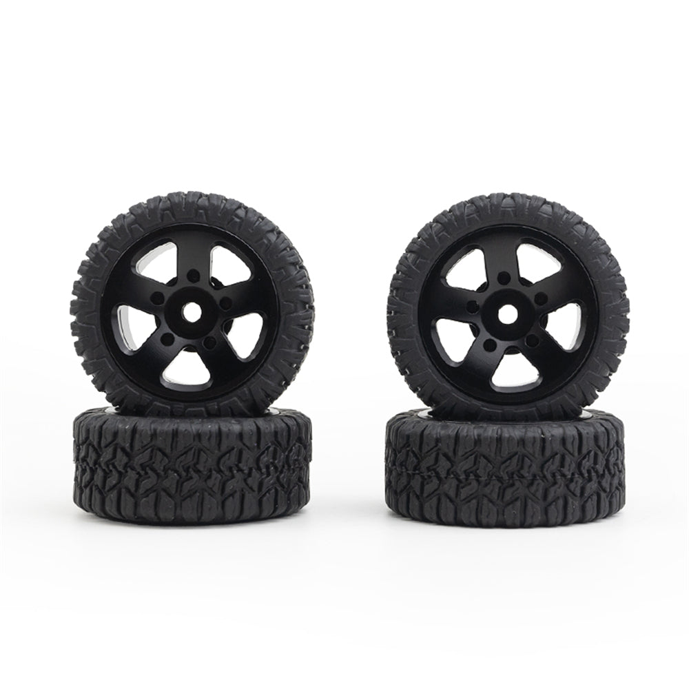 4PCS Upgraded Metal Wheel Rims Tires for SG PINECONE FORSET 2402 1/24 Off-Road RC Cars Vehicles Models Spare Parts Accessories P24-CL01