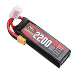 LinkMejor Power 14.8V 2200mAh 120C 4S LiPo Battery XT60 Plug with Adaper for RC Drone