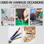 Adjustable USB Rechargeable Soldering Iron Kit with Three Tips for Home Appliance Repair Jewelry Making and DIY Projects Non-slip Grip and Storage Box