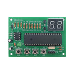 Microcontroller Counter Kit STC90C52 NE555 Timer LED Display 5V-6V DIY Electronics Kit Precision Counting Circuit Complete Components Soldering Practice STEM Learning Educational Project