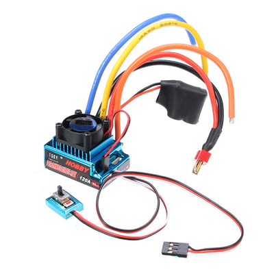 LinkMejor 120A 1/10 1/8 6v ESC Senseless Brushless/Sense Brushless RC Car Part