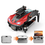 LinkMejor G8 WiFi FPV with 4.3inch Foldable Screen Controller HD Dual Camera Servo Gimbal 360° Obstacle Avoidance Optical Flow Hover Brushless 2.4G 4CH 6-Axis Remote Control Toys RC Drone Quadcopter RTF