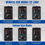 Intelligent Variable Frequency Ultrasonic Repeller 5V 12V-24V Pest Control Device LED Alarm Dual Modes Car Indoor Use