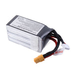 LinkMejor 22.2V 1300mAh 75C 6S XT60 Plug Lipo Battery for FPV RC Racing Drone