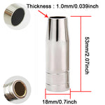 19Pcs 15AK For Binzel Torch Ceramic Nozzles Contact Tips Holders Mig Welder Consumable Accessories MB-15AK Mig Welding Torch