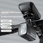 LinkMejor M6 1000LM Hoisting Bicycle Headlights Lightweight IPX6 Waterproof Digital Display Type-C Charging Anti-glare Cycling Frontlight