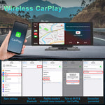 10.26Inch Wireless CarPlay Android Auto 4K Front 1080P Rear Split Screen GPS WiFi Smart Car Display Dash Cam