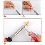 Reliable Copper Soldering Tips Set Functional Smoothing Head for 80W Plastic Fixing High Heat Transfer Tool Steel