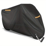 190T Motorcycle Cover Outdoor Indoor Protection for Motorbikes and E-Bikes Waterproof All Season Dustproof UV Protection