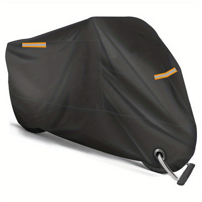 190T Motorcycle Cover Outdoor Indoor Protection for Motorbikes and E-Bikes Waterproof All Season Dustproof UV Protection
