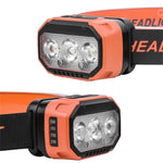 Powerful LED Sensor Headlamp USB Rechageable Headlight LED Head Light Camping Search Light with Built-in Battery Fishing Lantern