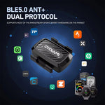 LinkMejor C1 Bike Speed Cadence Dual Sensor Bluetooth BLE5.0 ANT+ Dual Protocol Low Power Consumption Waterproof Measure Speedometer for MTB