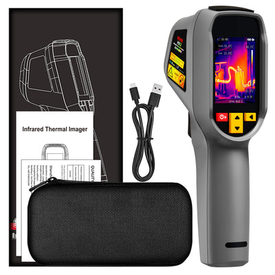 LinkMejor HX2 Infrared Thermal Imaging Camera 240x320 Resolution -20°C to 550°C Range Adjustable Emissivity Rechargeable Battery Auto Focus Handheld Heat Detector Industrial Inspection Tool