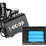 XHP70 Bright LED Headlamp Long-Range Rechargeable Adjustable Focus Outdoor Headlight Head Light