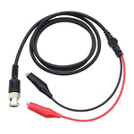 Y101 1Pcs 1.1M 50Ω Pure Copper BNC  To Alligator Clip Test Cable Oscilloscope Q9 Test Line