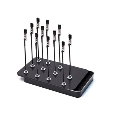 12PCS Magnetic Bendable Alligator Clip Sticks Set Model Painting Stand Base Holder Modeling Tools For Airbrush Easy Install
