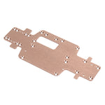 LinkMejor 284161 1/28 RC Car Metal Chassis Bottom Plate 2555 Vehicles Models Spare Parts