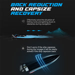 LinkMejor UID025 RTR 2.4G Brushless RC Boat Capsized Self Righting Water Cooling LED Light Waterproof Fast High Speed Racing Ship Vehicles Models Toys
