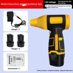 500W Handheld Turbine Fan 8-Speed 2000mAh Rechargeable Battery Quick Charging Portable Lightweight 130000 RPM
