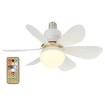 Tevorex 40W Ceiling Fan LED Light E27 Bulb Base with Remote Control for Dimming, 85-265V Wide Voltage Suitable for Living Room, Study, Household ,Office