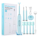 IPX7 Waterproof Electric Portable Sonic Dental Calculus Scaler  Plaque Stains Cleaner Removal