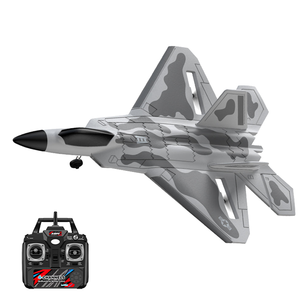 BM31 F22 Fighter Jet 355mm Wingspan 2.4G 4CH 3D/6G Swithchable Brushless EPP RC Airplane Fixed Wing RTF With LED Light for Beginners