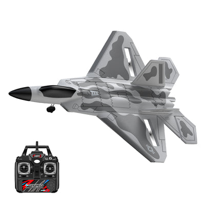 BM31 F22 Fighter Jet 355mm Wingspan 2.4G 4CH 3D/6G Swithchable Brushless EPP RC Airplane Fixed Wing RTF With LED Light for Beginners