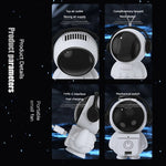 Personal Mini Fan Astronaut Leafless Fan Cute Spaceman Ornament USB Rechargeable Quiet Handheld Fan Portable Cordless Fan for Travel Outdoor