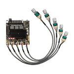 ZK-ST21 bluetooth Digital Amplifier Board 2.1 Channel 100W+100W+200W Subwoofer Chip TPA3221 DC12-30V 10A