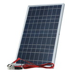 IPRee 10W 12V Solar Panel Charger USB Port Photovoltaic Power Bank Kit Portable Solar Battery Charger for Home/Outdoor Camping/RV/Car