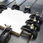 6PCS CNC Arcuate Press Plate Clamps Engraving Machine T Track Hold Down Clamps Fixture Fastening Platen Router Woodworking Accessories for Milling Machine
