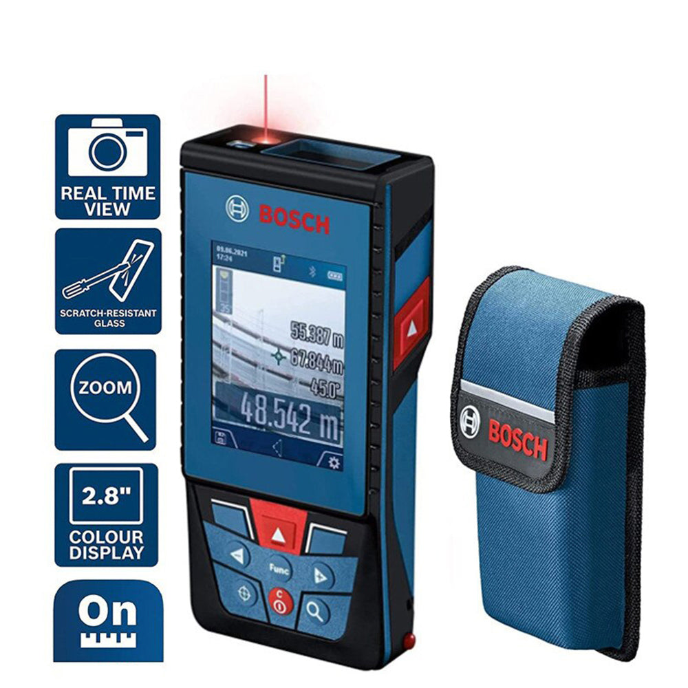 Genuine GLM100-25C Laser Rangefinder 100 Meters Bluetooth Inbuilt Camera Professional In/Outdoor Precise Distance Ruler Measure English version