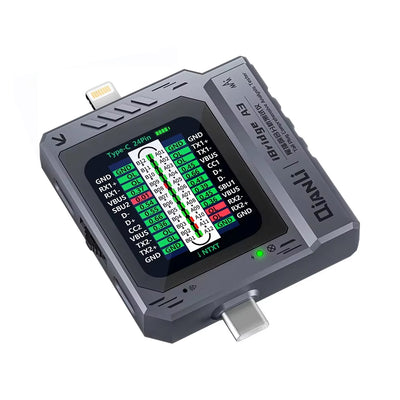 iBridge A3 Tail Plug Comprehensive Analysis Tester Multi-Device Compatibility Type-C USB Auto monitoring Portable Diagnostic Tool