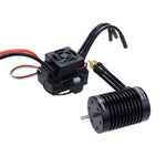 LinkMejor Waterproof F540 V2 Sensorless Brushless Motor with 60A ESC for 1/12 1/14 RC Brushless Cars Tamiya TT-02