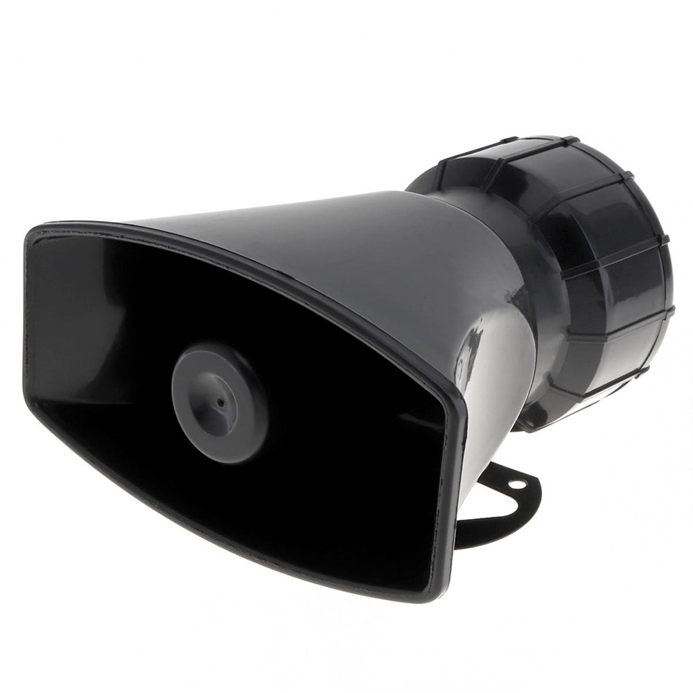 100W 7 Sound 12V 24V Car Police Vehicle Number Plate with Remote Control Warning Siren Horn for Car Truck Vehicle Motorcycle