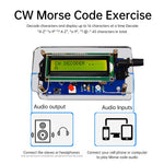 CW Morse Code Decoder Component Transmitter Circuit Board Soldering Practice DIY Kit