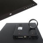 17 inch Screen Touch Button Digital Photo Frame LED Backlight 1080P HD Electronic Album HD Wall Mount Display Video Advertising Machine Video Player EU Plug
