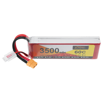 LinkMejor 11.1V 3500mAh 60C 3S LiPo Battery XT60 Plug for RC Drone