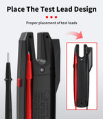 LinkMejor U6 Digital Clamp Fork Multimeter AC/DC Voltage Current Tester with Infrared Temperature Measurement & Safety Features